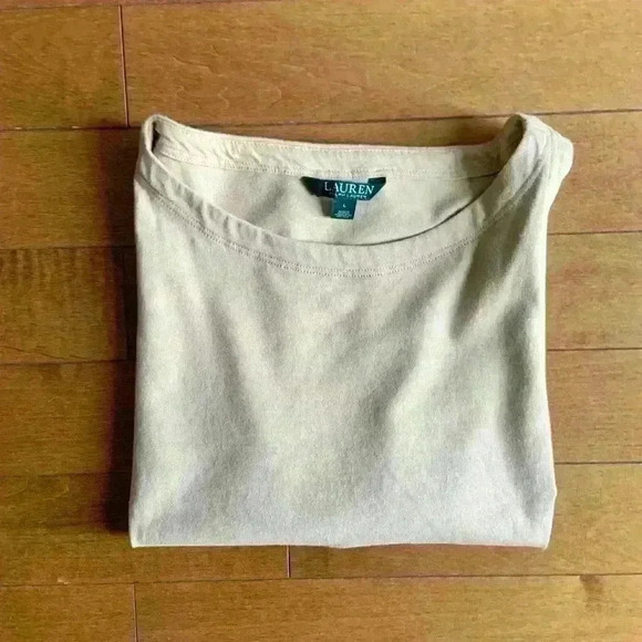 Lauren Ralph | Vintage RL tank cream thick tank top size large - Picture 3 of 6